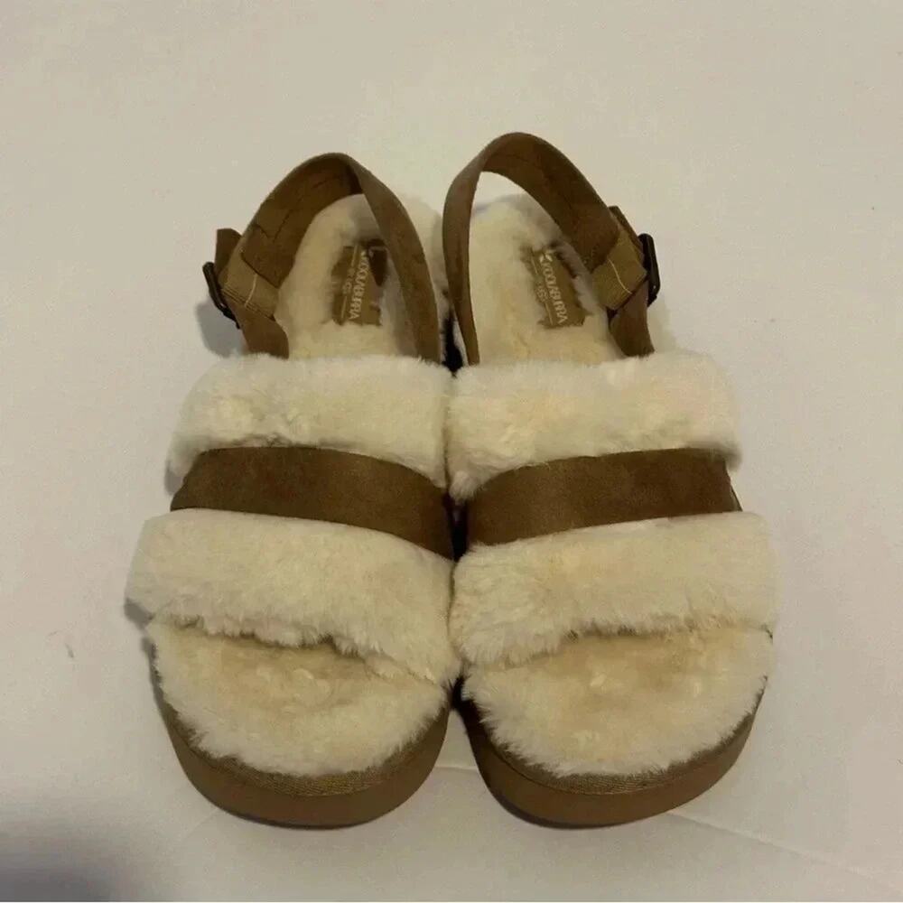 KOOLABURRA by UGG soft, fuzzy slipper, sandal size 10, new without tags